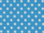 1cm Spot Polycotton Print, Turquoise