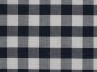 Woven Polycotton Gingham 1 Inch, Black