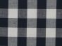 Woven Polycotton Gingham, 1 inch, Navy