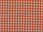 Woven Polycotton Gingham, 1/4 inch, Orange