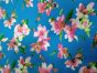 Polyester Jersey, Roll End, Blue, 1m
