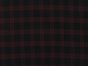 Polyviscose Blend Tartan Fraser, Dark Red