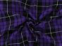 Polyviscose Blend Tartan, Hendrix, Purple