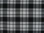 Polyviscose Blend Tartan Sinclair, White