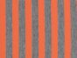 Polyviscose 1cm Stripe Lightweight Jersey, Grey and Orange