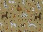 Pooch Parade Polycotton Print, Beige