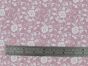 Poppy Flower Polycotton Print, Dusky Pink