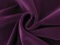 Porto Cotton Pile Velvet, 390 gsm, Damson