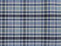 Premium Cotton Seersucker Irregular Check, Blue