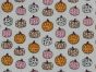 Pumkin Patchwork Polycotton Print, White