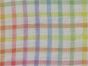 Rainbow Checkered Cotton Double Gauze