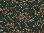 Rainbow Christmas Metallic Cotton Print, Berries, Green