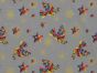 Rainbow Christmas Metallic Cotton Print, Doves, Silver