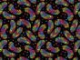 Rainbow Mosaic Cotton Print, Feathers