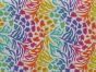 Rainbow Safari Polycotton Print, White