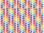 Rainbow Stem Cotton Print