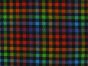 Rainbow Tartan Printed Cotton Needlecord