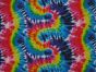 Rainbow Wave Tie Dye Cotton Print