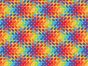 Rainbow Weave Cotton Print