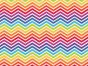 Rainbow Zig Zag Cotton Print