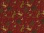 Regal Creatures Cotton Print, Red