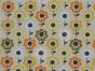 Retro Daisy Polycotton Print, Beige