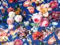 Rose Garden Printed Velvet, Royal