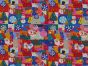 Santa Havoc Cotton Print