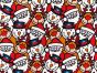 Santas Little Helpers Cotton Print