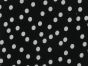 Scatter Pea Spot Viscose Print, Black