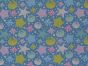 Seastar Splash Polycotton Print, Blue