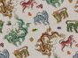 Showcase Cotton Rich Printed Panama, Gongbi Dragons