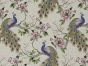 Showcase Cotton Rich Printed Panama, Peacock Garden