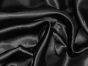 Silk Feel Polyester Satin, Black