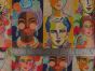Printed Mango Silkette, Mini Portraits
