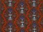 Skeleton Vines Halloween Polycotton Print, Orange
