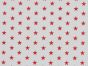 Small Stars Polycotton Print, Red