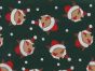 Snowy Fox Hats Polycotton Print, Green