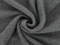 Soft Touch Waffle Knit, Mid Grey Melange