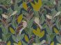 Songbird Canopy Cotton Print, Teal