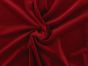 Spandex Plush Stretch Velour, Red