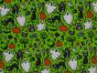 Spooky Night Halloween Polycotton Print, Lime