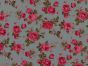 Summer Roses Cotton Poplin Print, Mint