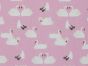 Swan Dive Polycotton Print, Pink