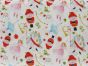 The Nutcracker Cotton Print, White