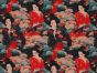 Tokaido Cotton Poplin Print, Kimono Whispers
