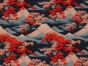Tokaido Cotton Poplin Print, Mount Fuji