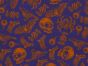 Trick or Treat Halloween Polycotton Print, Purple