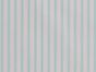 Triple Stripe Polycotton Drill, Mint and White