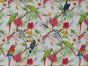 Tropical Birds Cotton Print, White